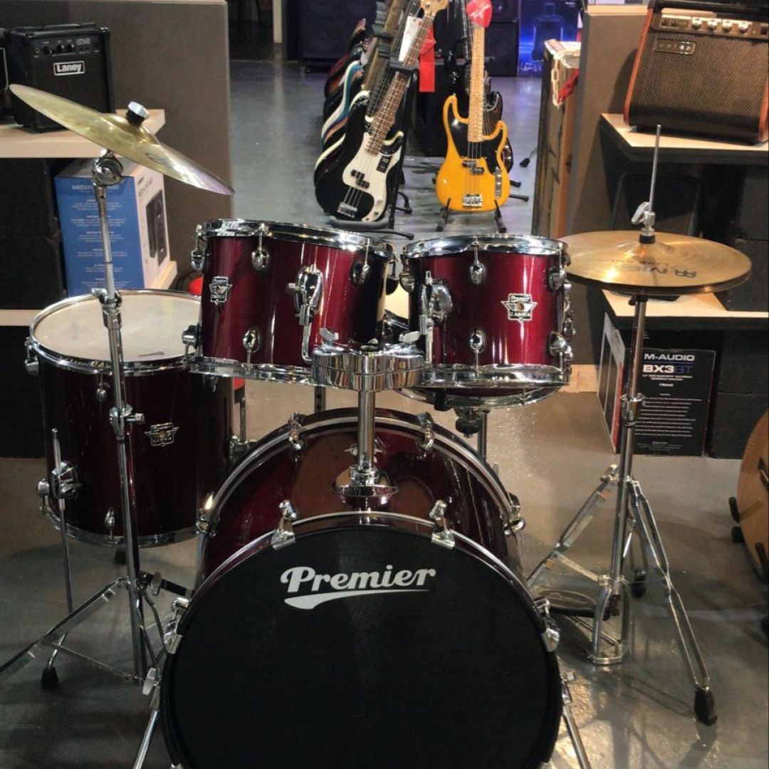 premier-cabria-bateria-5-cuerpos-con-platillos-pedal-doble-bombo-usada-5561